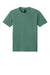 Bella + Canvas BC4810GD Mens Garment Dyed Short Sleeve Crewneck T-Shirt Washed Pine Green Flat Front