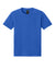 Bella + Canvas BC4810GD Mens Garment Dyed Short Sleeve Crewneck T-Shirt Washed Royal Blue Flat Front