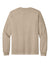 Bella + Canvas BC4851GD Mens Garment Dyed Long Sleeve Crewneck T-Shirt Khaki Brown Flat Back