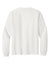Bella + Canvas BC4851GD Mens Garment Dyed Long Sleeve Crewneck T-Shirt Vintage White Flat Back