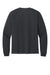 Bella + Canvas BC4851GD Mens Garment Dyed Long Sleeve Crewneck T-Shirt Washed Black Flat Back