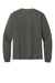 Bella + Canvas BC4851GD Mens Garment Dyed Long Sleeve Crewneck T-Shirt Washed Charcoal Grey Flat Back