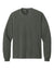 Bella + Canvas BC4851GD Mens Garment Dyed Long Sleeve Crewneck T-Shirt Washed Charcoal Grey Flat Front