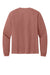Bella + Canvas BC4851GD Mens Garment Dyed Long Sleeve Crewneck T-Shirt Washed Chestnut Flat Back