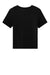 Bella + Canvas BC6110 Womens Short Sleeve Crewneck T-Shirt Black Flat Back
