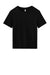 Bella + Canvas BC6110 Womens Short Sleeve Crewneck T-Shirt Black Flat Front