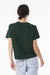 Bella + Canvas BC6110 Womens Short Sleeve Crewneck T-Shirt Forest Green Model Back