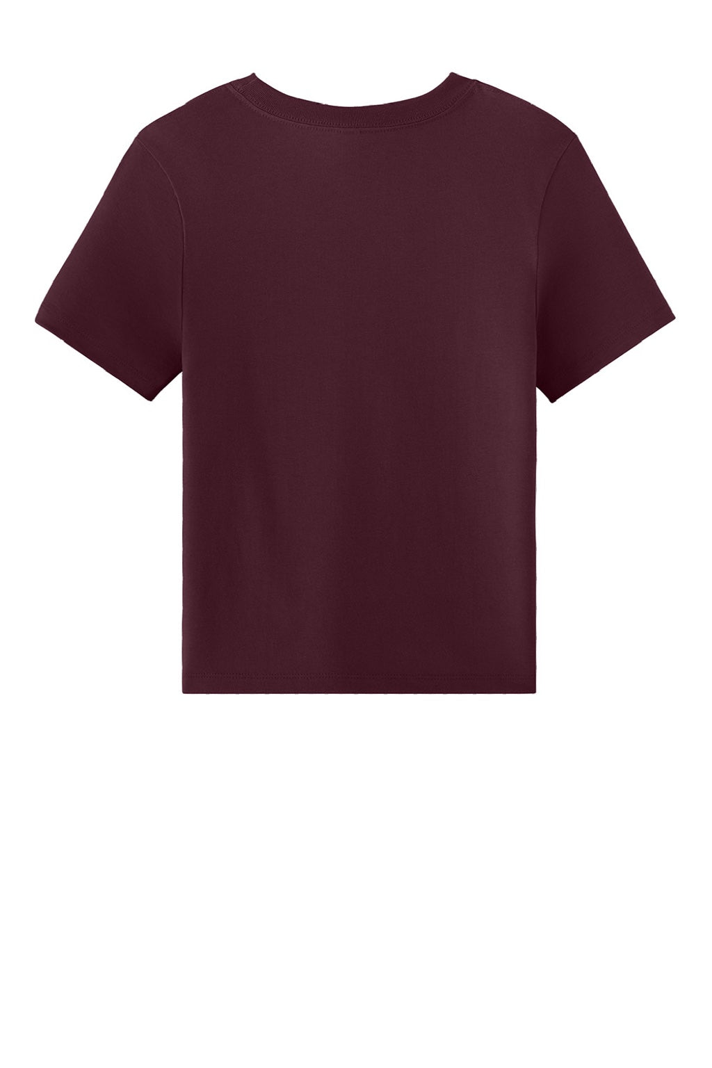 Bella + Canvas BC6110 Womens Short Sleeve Crewneck T-Shirt Maroon Flat Back