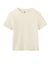 Bella + Canvas BC6110 Womens Short Sleeve Crewneck T-Shirt Natural Flat Front