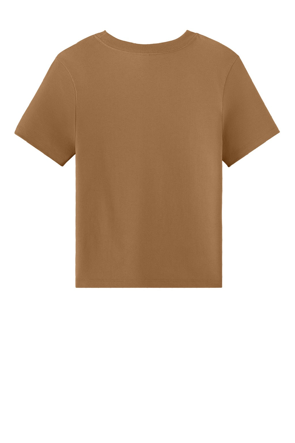 Bella + Canvas BC6110 Womens Short Sleeve Crewneck T-Shirt Toast Flat Back