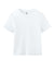 Bella + Canvas BC6110 Womens Short Sleeve Crewneck T-Shirt White Flat Front