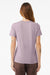 Bella + Canvas BC6400/6400 Womens Relaxed Jersey Short Sleeve Crewneck T-Shirt Light Violet Purple Model Back