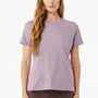 Bella + Canvas Womens Relaxed Jersey Short Sleeve Crewneck T-Shirt - Light Violet Purple