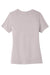Bella + Canvas BC6400/6400 Womens Relaxed Jersey Short Sleeve Crewneck T-Shirt Gravel Pink Flat Back
