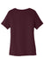 Bella + Canvas BC6405/6405 Womens Relaxed Jersey Short Sleeve V-Neck T-Shirt Maroon Flat Back
