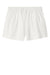 Bella + Canvas BC6824GD Womens Garment Dyed Shorts w/ Pockets Vintage White Flat Back