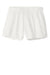 Bella + Canvas BC6824GD Womens Garment Dyed Shorts w/ Pockets Vintage White Flat Front