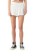 Bella + Canvas BC6824GD Womens Garment Dyed Shorts w/ Pockets Vintage White Model Front