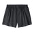 Bella + Canvas BC6824GD Womens Garment Dyed Shorts w/ Pockets Washed Black Flat Back
