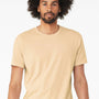Bella + Canvas Mens Heather CVC Short Sleeve Crewneck T-Shirt - Heather Soft Cream
