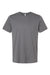 Bella + Canvas BC3001CVC/3001CVC Mens Heather CVC Short Sleeve Crewneck T-Shirt Solid Alphalt Grey Flat Front