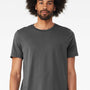 Bella + Canvas Mens Heather CVC Short Sleeve Crewneck T-Shirt - Solid Alphalt Grey