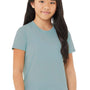 Bella + Canvas Youth Jersey Short Sleeve Crewneck T-Shirt - Heather Lagoon Blue