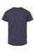Bella + Canvas BC3001YCVC/3001YCVC Youth Jersey Short Sleeve Crewneck T-Shirt Heather Midnight Navy Blue Flat Back