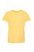 Bella + Canvas BC3001YCVC/3001YCVC Youth Jersey Short Sleeve Crewneck T-Shirt Heather Yellow Gold Flat Front
