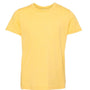 Bella + Canvas Youth Jersey Short Sleeve Crewneck T-Shirt - Heather Yellow Gold
