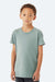 Bella + Canvas BC3001Y/3001Y Youth Jersey Short Sleeve Crewneck T-Shirt Dusty Blue Model Front