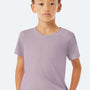 Bella + Canvas Youth Jersey Short Sleeve Crewneck T-Shirt - Light Violet Purple