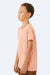 Bella + Canvas BC3001Y/3001Y Youth Jersey Short Sleeve Crewneck T-Shirt Peach Model Side
