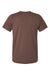 Bella + Canvas BC3001/3001 Mens Jersey Short Sleeve Crewneck T-Shirt Cocoa Brown Flat Back