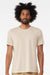 Bella + Canvas BC3001/3001 Mens Jersey Short Sleeve Crewneck T-Shirt Dust Model Front