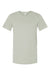 Bella + Canvas BC3001/3001 Mens Jersey Short Sleeve Crewneck T-Shirt Thyme Green Flat Front