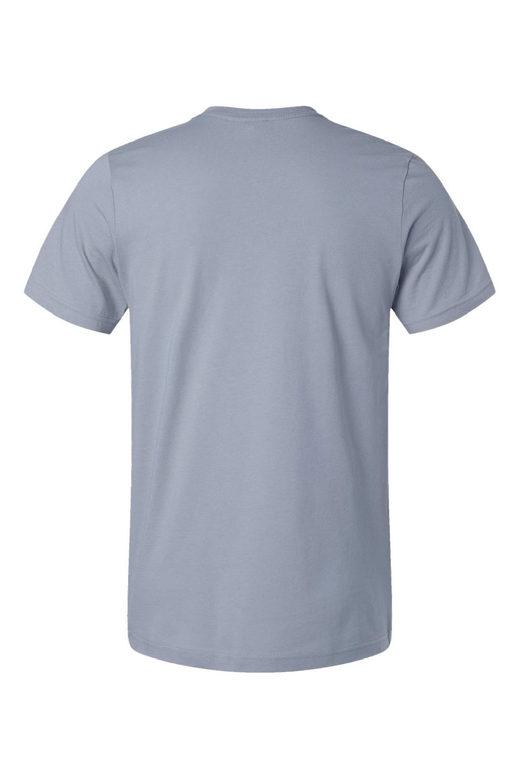 Bella + Canvas BC3001/3001 Mens Jersey Short Sleeve Crewneck T-Shirt Vintage Denim Blue Flat Back