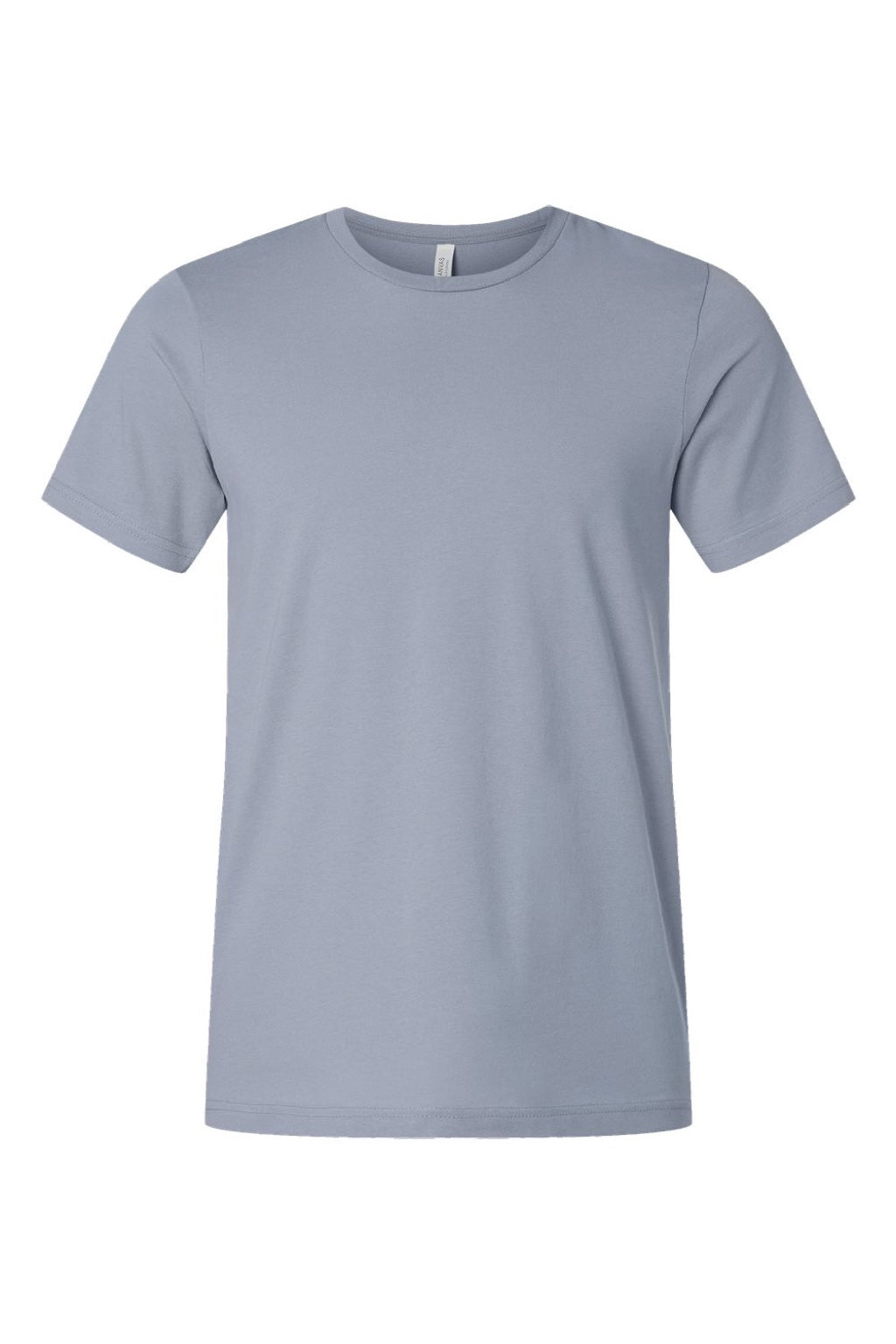 Bella + Canvas BC3001/3001 Mens Jersey Short Sleeve Crewneck T-Shirt Vintage Denim Blue Flat Front