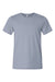 Bella + Canvas BC3001/3001 Mens Jersey Short Sleeve Crewneck T-Shirt Vintage Denim Blue Flat Front