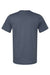 Bella + Canvas BC3001/3001 Mens Jersey Short Sleeve Crewneck T-Shirt Vintage Navy Blue Flat Back