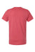 Bella + Canvas BC3001/3001 Mens Jersey Short Sleeve Crewneck T-Shirt Vintage Red Flat Back