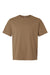 Bella + Canvas BC3010 Mens Short Sleeve Crewneck T-Shirt Vintage Brown Flat Front