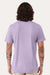 Bella + Canvas BC3413/3413C/3413 Mens Short Sleeve Crewneck T-Shirt Dark Lavender Purple Model Back