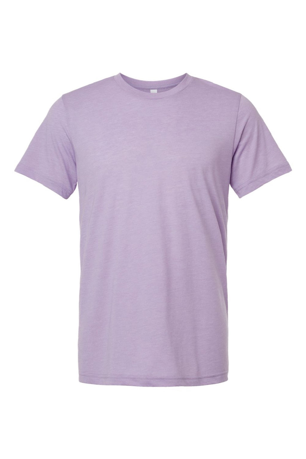 Bella + Canvas BC3413/3413C/3413 Mens Short Sleeve Crewneck T-Shirt Dark Lavender Purple Flat Front