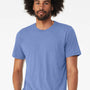 Bella + Canvas Mens Short Sleeve Crewneck T-Shirt - Solid Blue
