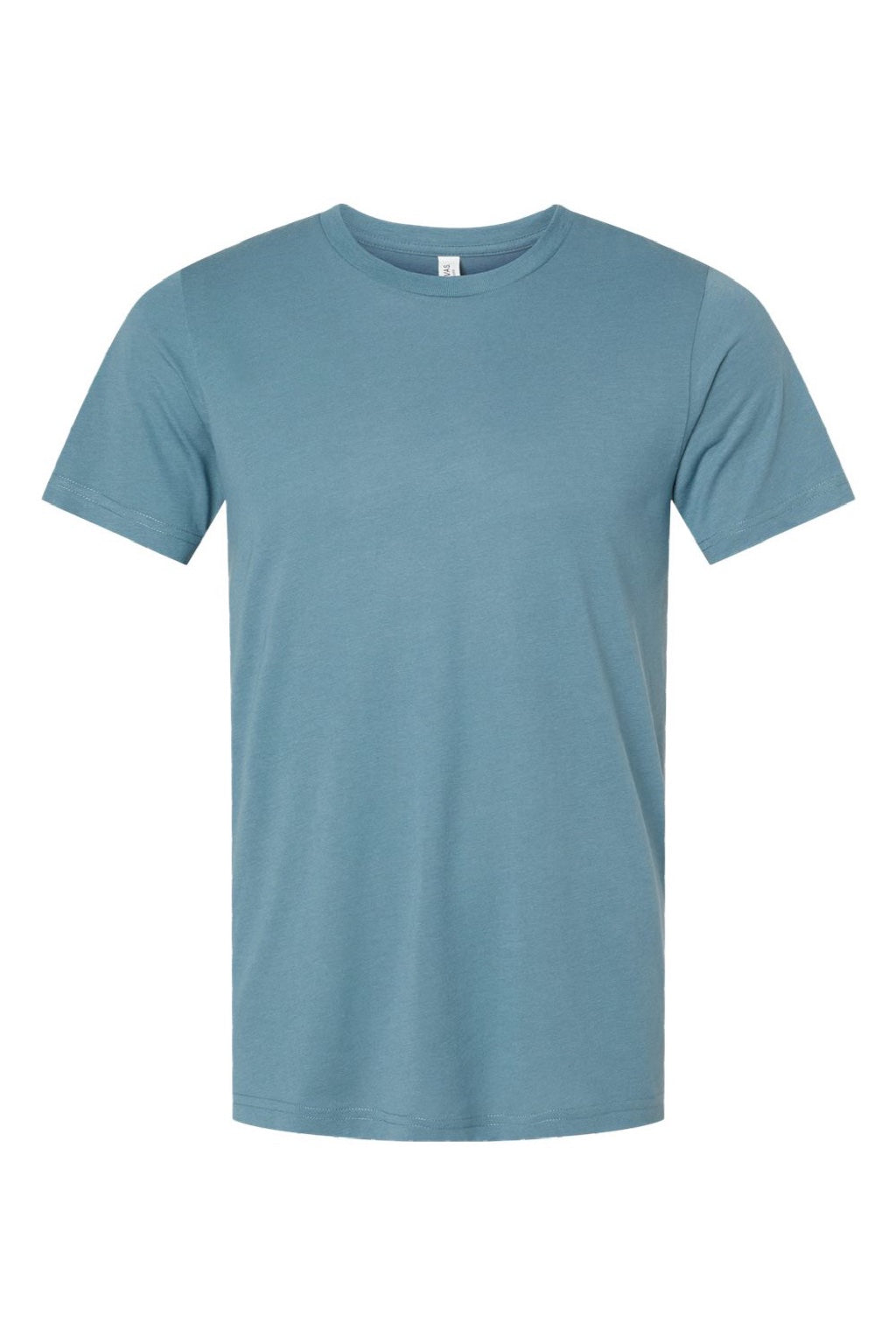 Bella + Canvas BC3413/3413C/3413 Mens Short Sleeve Crewneck T-Shirt Solid Slate Flat Front