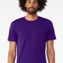 Bella + Canvas Mens Short Sleeve Crewneck T-Shirt - Solid Team Purple
