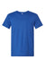 Bella + Canvas BC3413/3413C/3413 Mens Short Sleeve Crewneck T-Shirt Solid True Royal Blue Flat Front