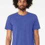 Bella + Canvas Mens Short Sleeve Crewneck T-Shirt - Solid True Royal Blue