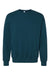 Bella + Canvas BC3945/3945 Mens Fleece Crewneck Sweatshirt Atlantic Green Flat Front
